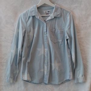 Old Navy classic button up women's size M